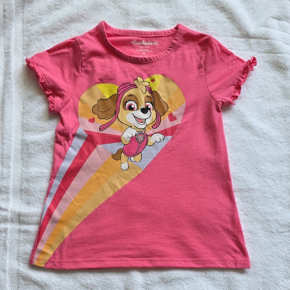 Nickelodeon Pink T-Shirt with Skye Design